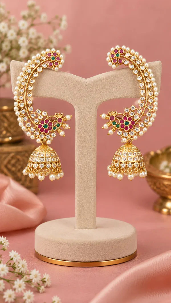 Gulrani_Pearl_Jhumka_Earrings
