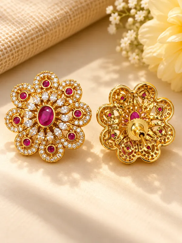 Gulrani_Ruby_Studs
