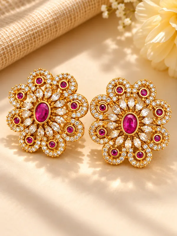 Gulrani_Ruby_Studs