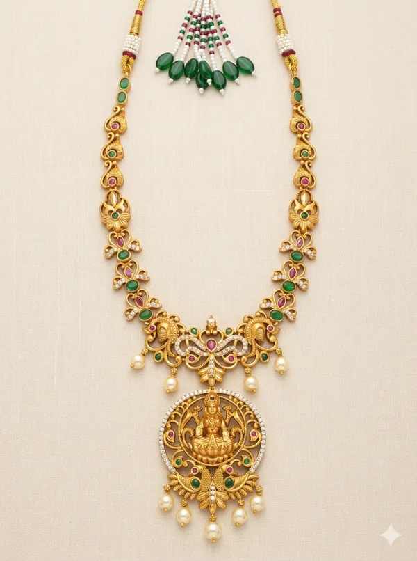 Antique_Goddess_laxmi_Necklace_Set.