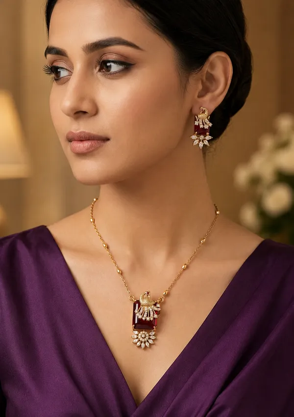 Peacock_Motif_Necklace_Set_–_Traditional_Gold_Elegance