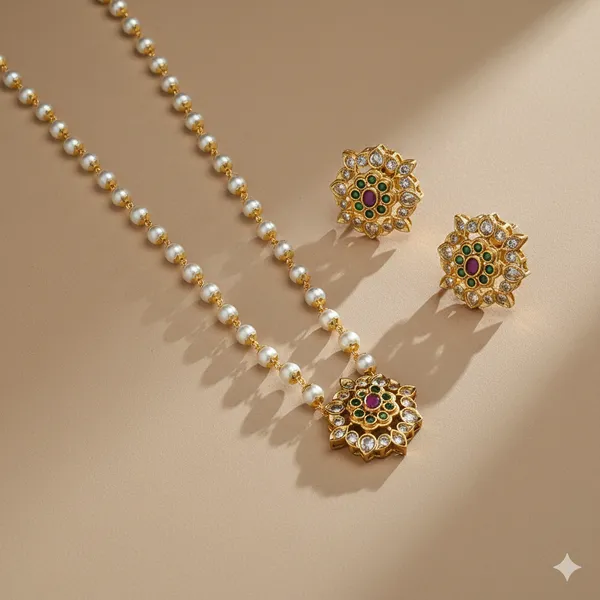 Elegant_Gold_Plated_Pendant_Set