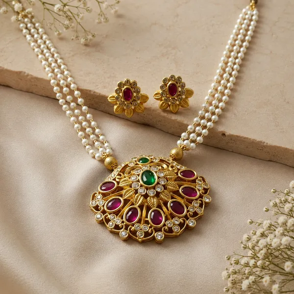 Kamalika_Pearl_Pendnt_Set