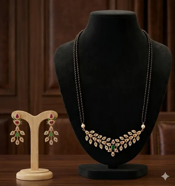 Vanya_Leaf_Elegance_Long_Mangalsutra_Set