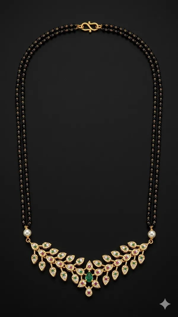 Vanya_Leaf_Elegance_Long_Mangalsutra_Set