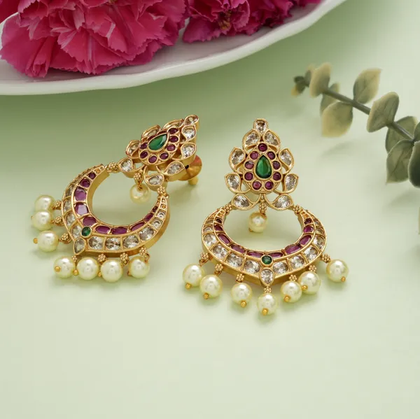 Jadau_Chandbali_Earring_Set