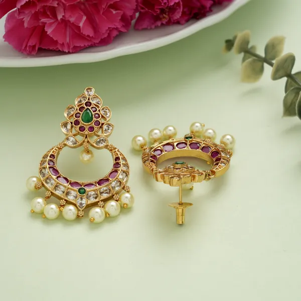Jadau_Chandbali_Earring_Set