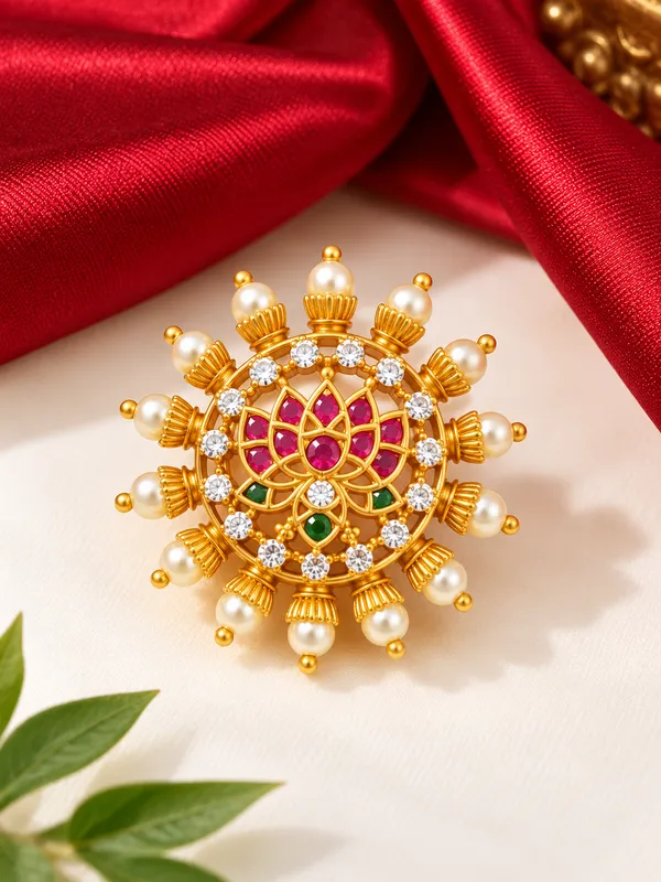 Lotus_Meher_Ruby_Green_Studs