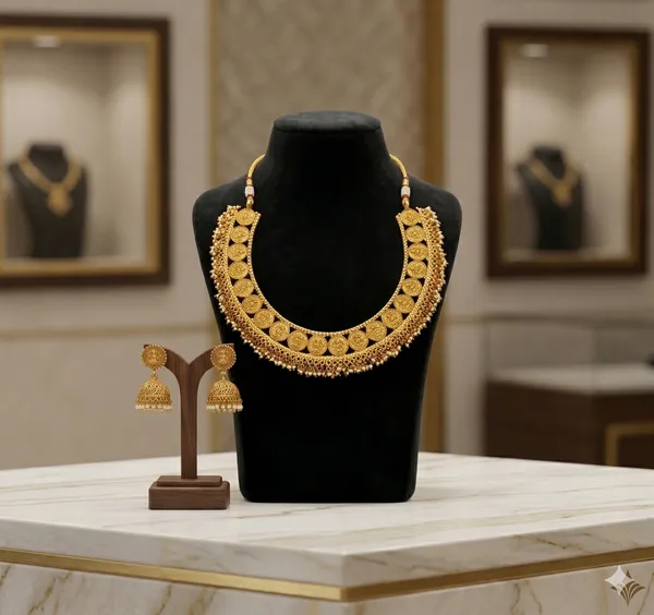 Mahalakshmi_Coins_Necklace_Set
