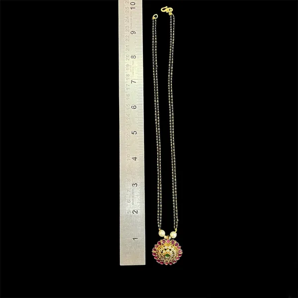 Ruby_Green_Dazzling_Chakra_Gold_Plated_Mangalsutra