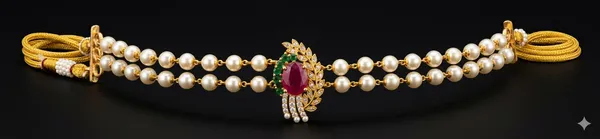 Maharani_Pearl_Bloom_Choker_Set