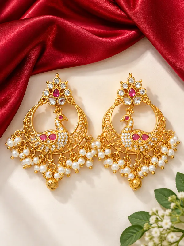 Mayura_Ruby_Chandbali_Earrings
