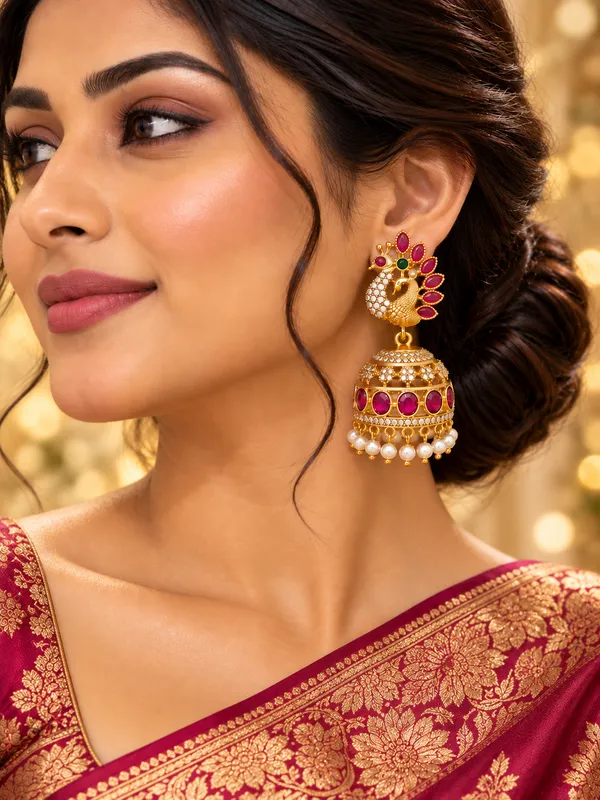 Mayura_Shringar_Jhumka