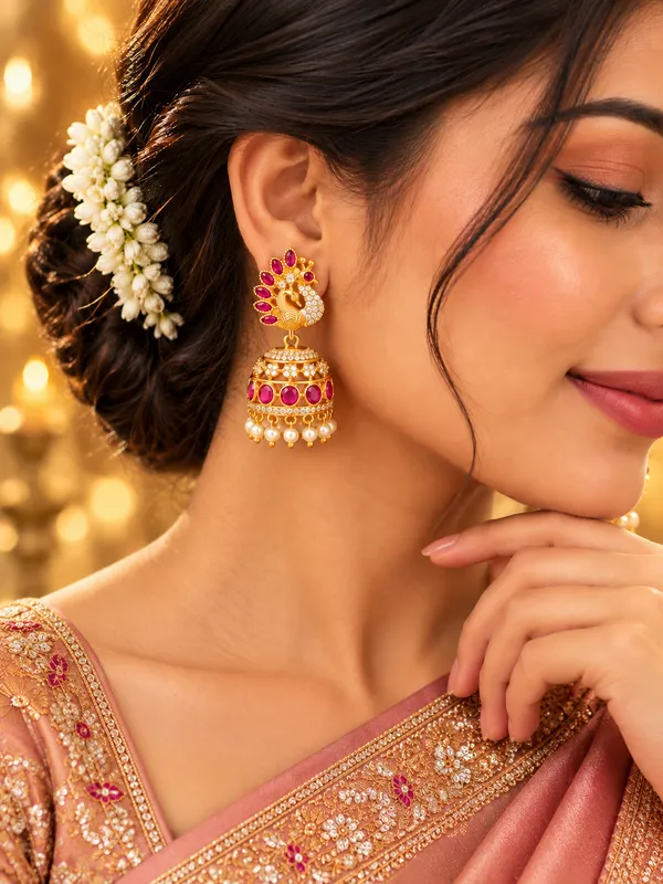 Mayura_Shringar_Jhumka