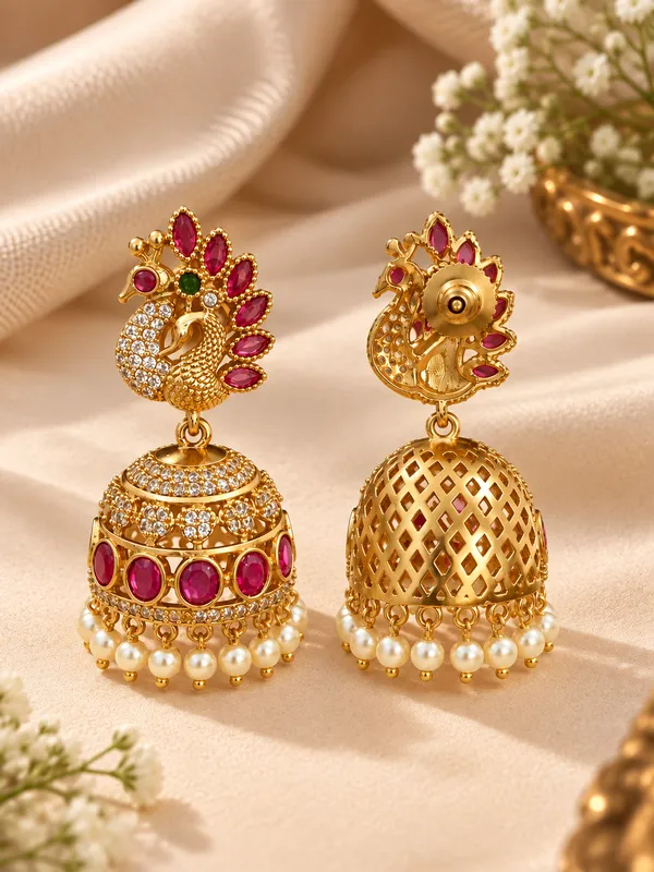 Mayura_Shringar_Jhumka
