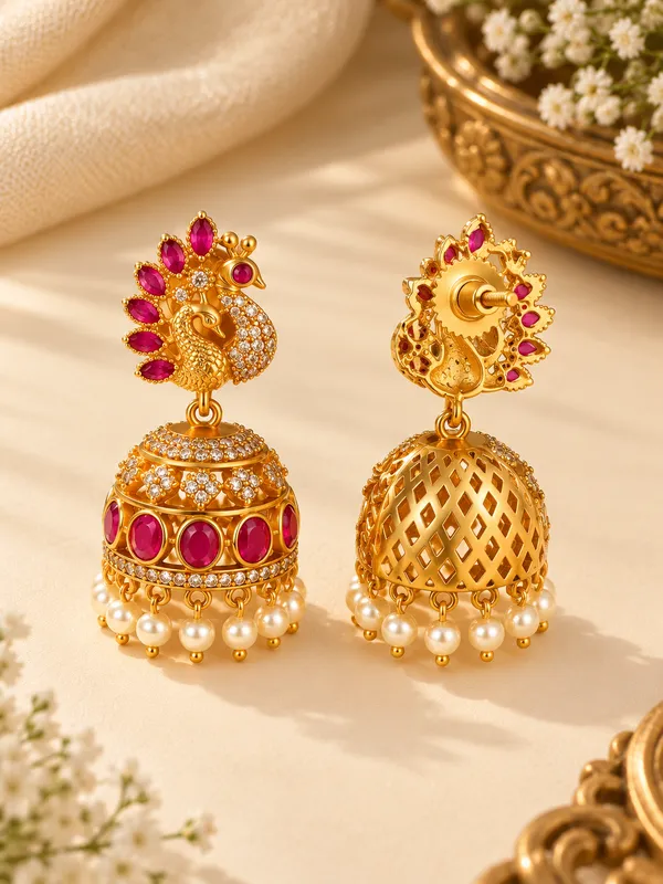 Mayura_Shringar_Jhumka