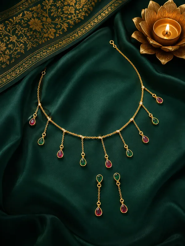 Mehfil_Cascade_Necklace_Set