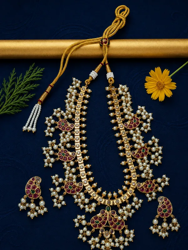 Noor_Mahal_Pearl_Ruby_Green_set