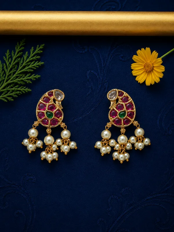 Noor_Mahal_Pearl_Ruby_Green_set