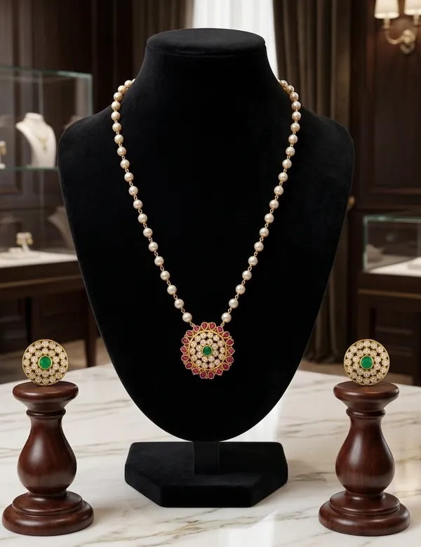 Panna_Vritta_Pearl_Pendant_Set