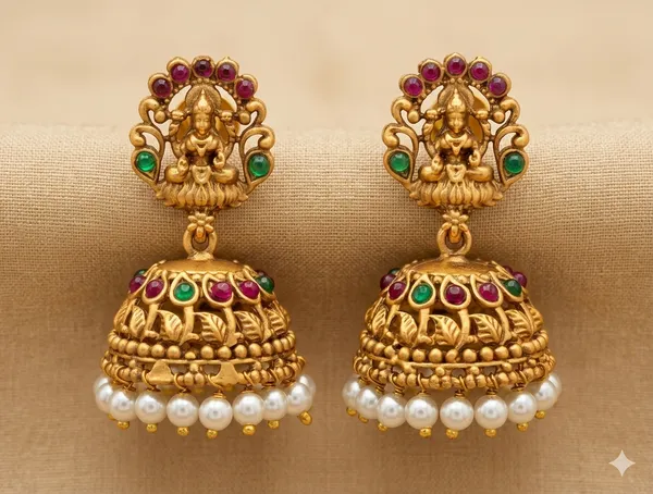 Rajsi_Mahalakshmi_Antique_Gold_Necklace_Set
