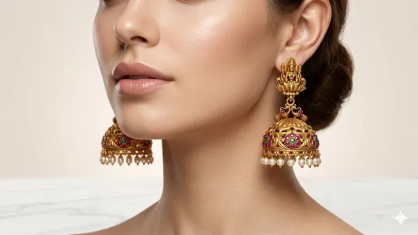 South_Indian_Lakshmi_Jhumka
