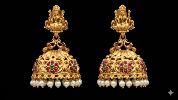 South_Indian_Lakshmi_Jhumka