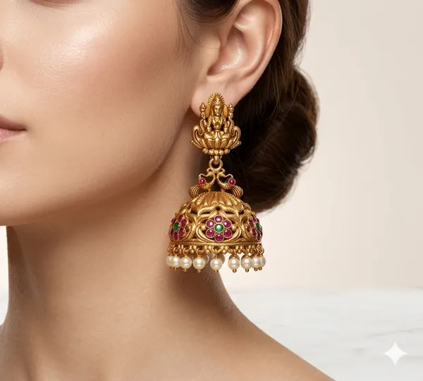 South_Indian_Lakshmi_Jhumka