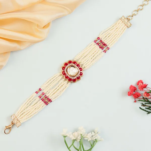 Uncut_Ruby_Kundan_Bracelet