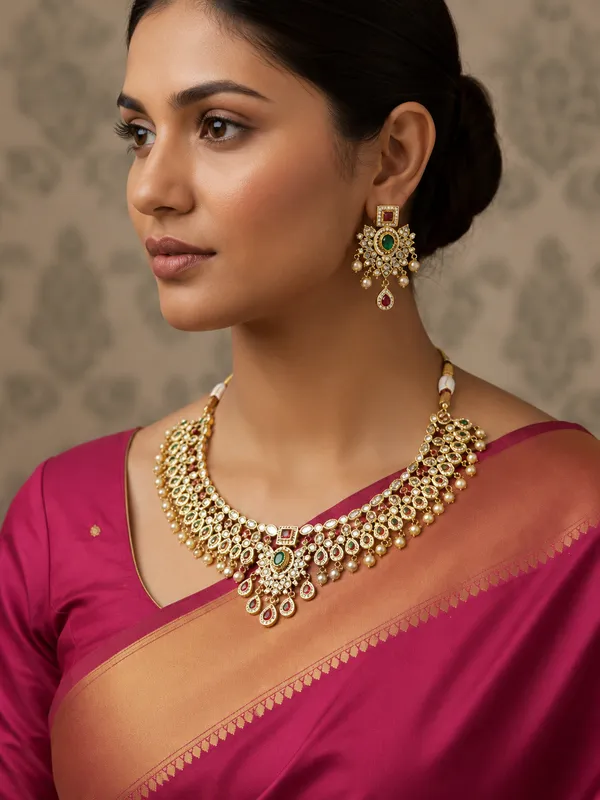 Royal_Nawabi_Polki_Necklace_Set_with_Earrings_for_Women