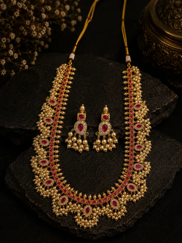 Rajeshwari_Ruby_Green_Necklace_Set.