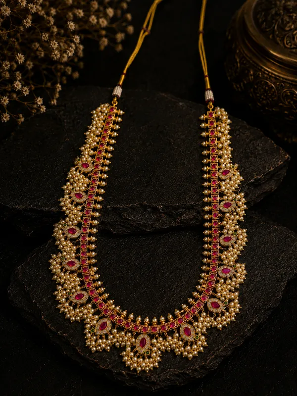 Rajeshwari_Ruby_Green_Necklace_Set.