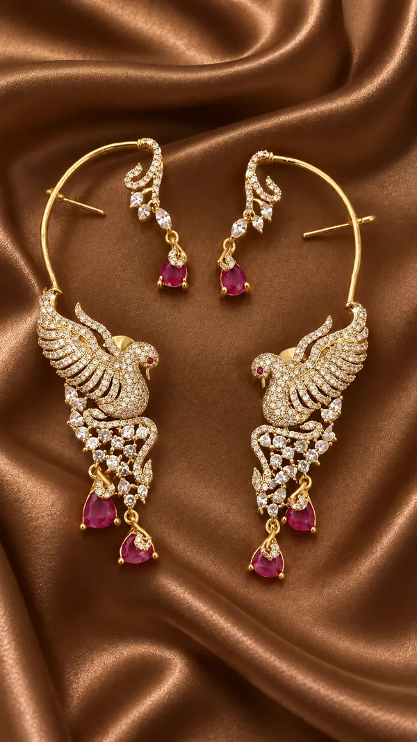 Rajhansa_Ruby_Earrings