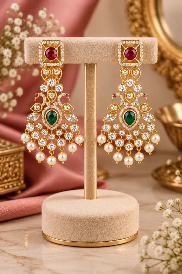 Rajrani_Ruby_Green_Earrings