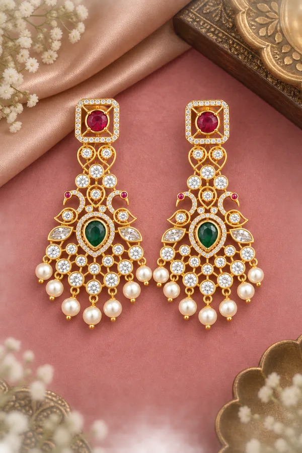 Rajrani_Ruby_Green_Earrings