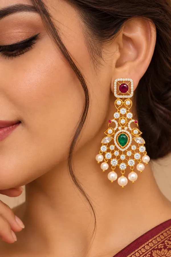 Rajrani_Ruby_Green_Earrings