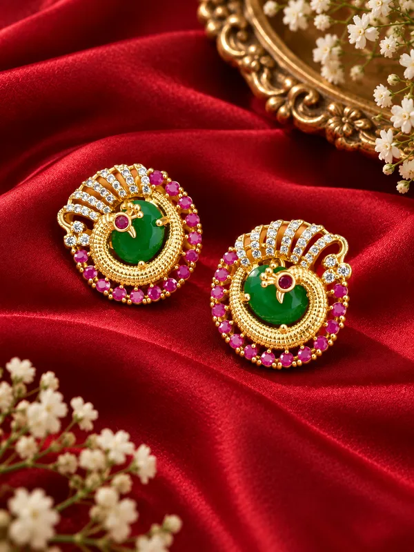 Rajsi_Mayura_Studs