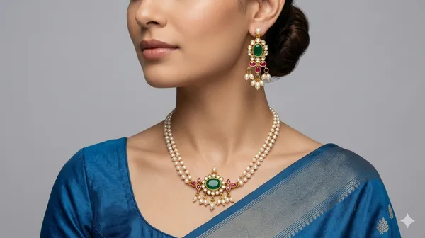 Rajvanshi_Panna_Necklace_Set