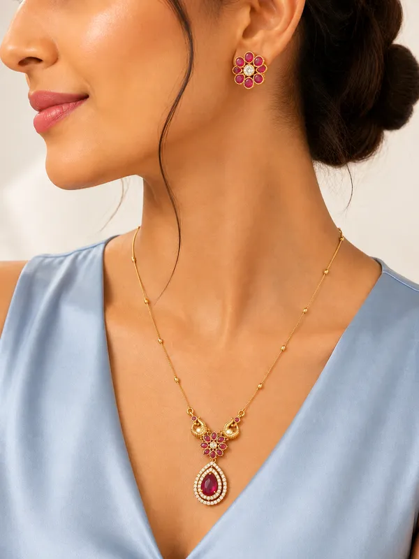 Rajvika_Ruby_Necklace_Set