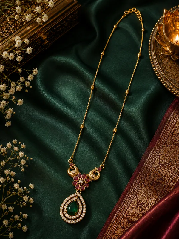Rajvika_Ruby_Green_Pearl_Bridal_Set