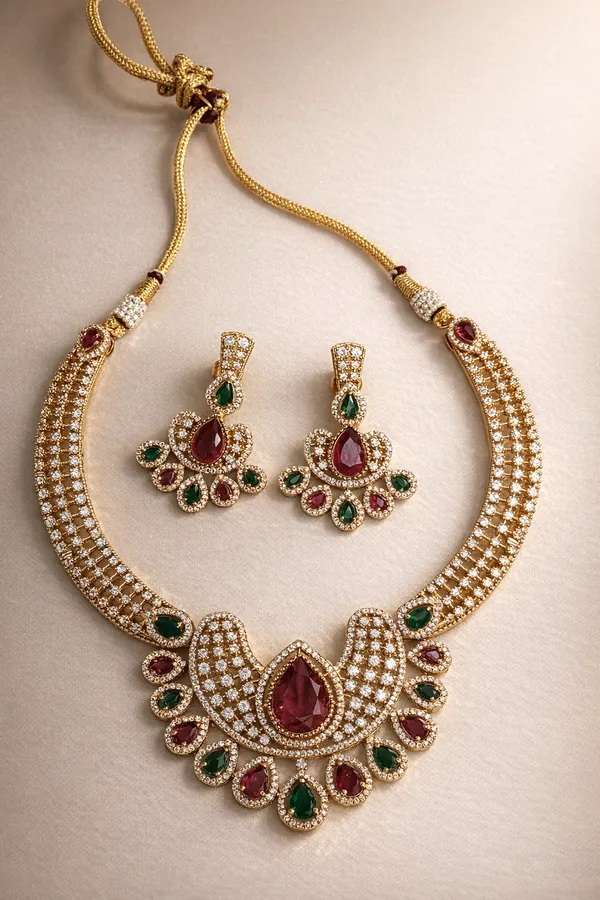 Rajwada_Ruby_Green_Royale_Necklace_Set
