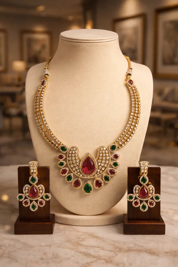 Rajwada_Ruby_Green_Royale_Necklace_Set