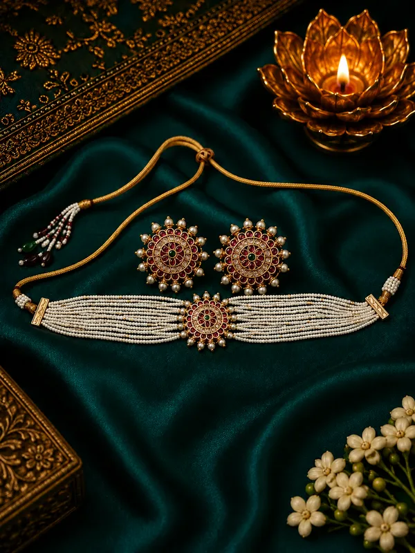 Ratnashree_Ruby_Green_Choker_Set