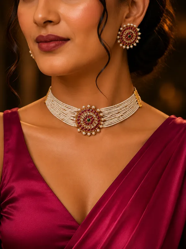 Ratnashree_Ruby_Green_Choker_Set