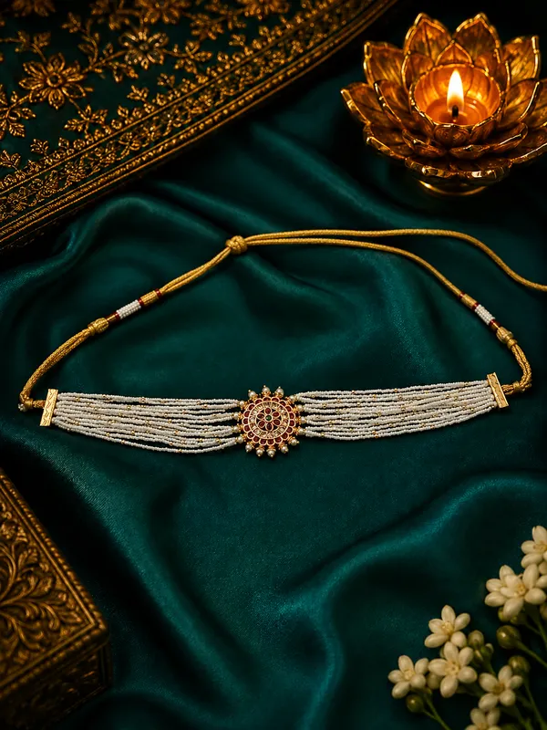 Ratnashree_Ruby_Green_Choker_Set