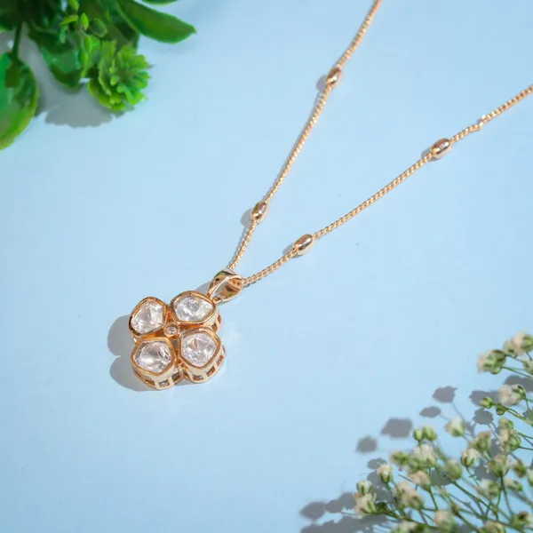 White_Dazzling_Stone_Stubbed_Kundan_Chain_Set
