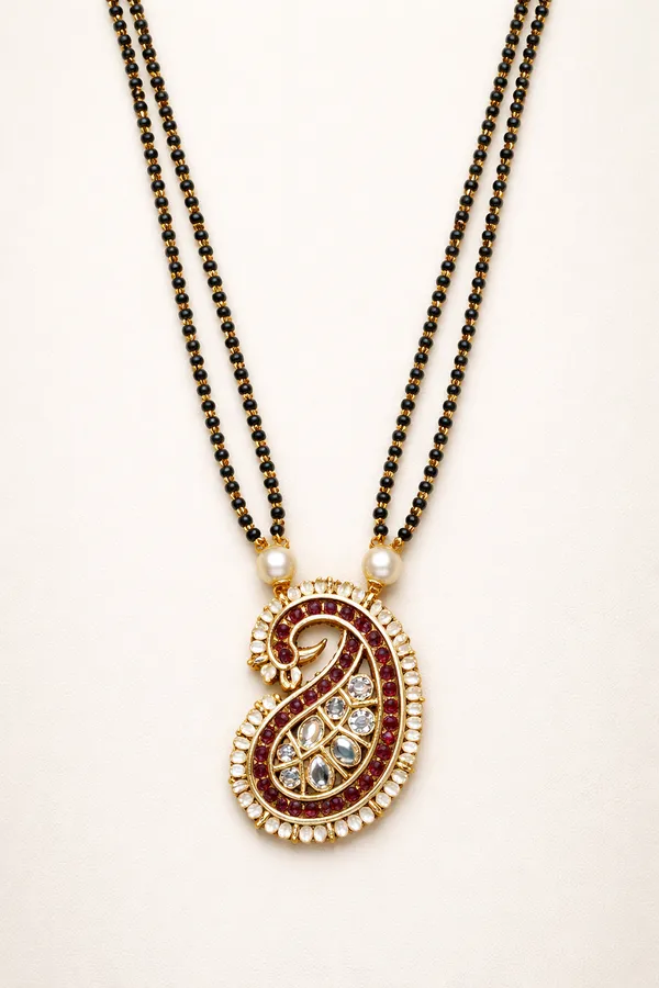 Ruby_Antique_Jadau_Keri_Shape_Mangalsutra