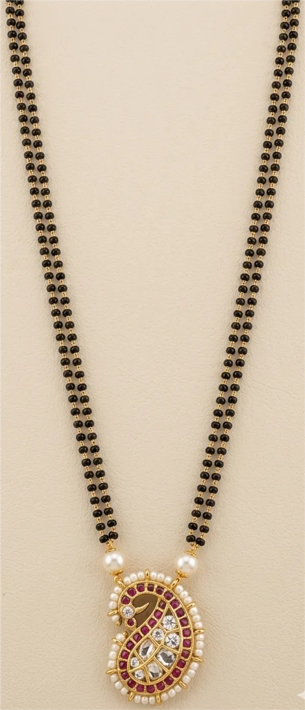 Ruby_Antique_Jadau_Keri_Shape_Mangalsutra