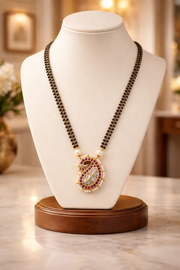 Ruby_Antique_Jadau_Keri_Shape_Mangalsutra