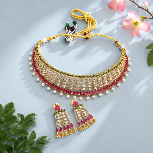 Ruby_Green_Royale_Choker_Set